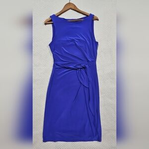 LAUREN Ralph Lauren Royal Blue Sheath Coctail Dress Nordstrom Size 10